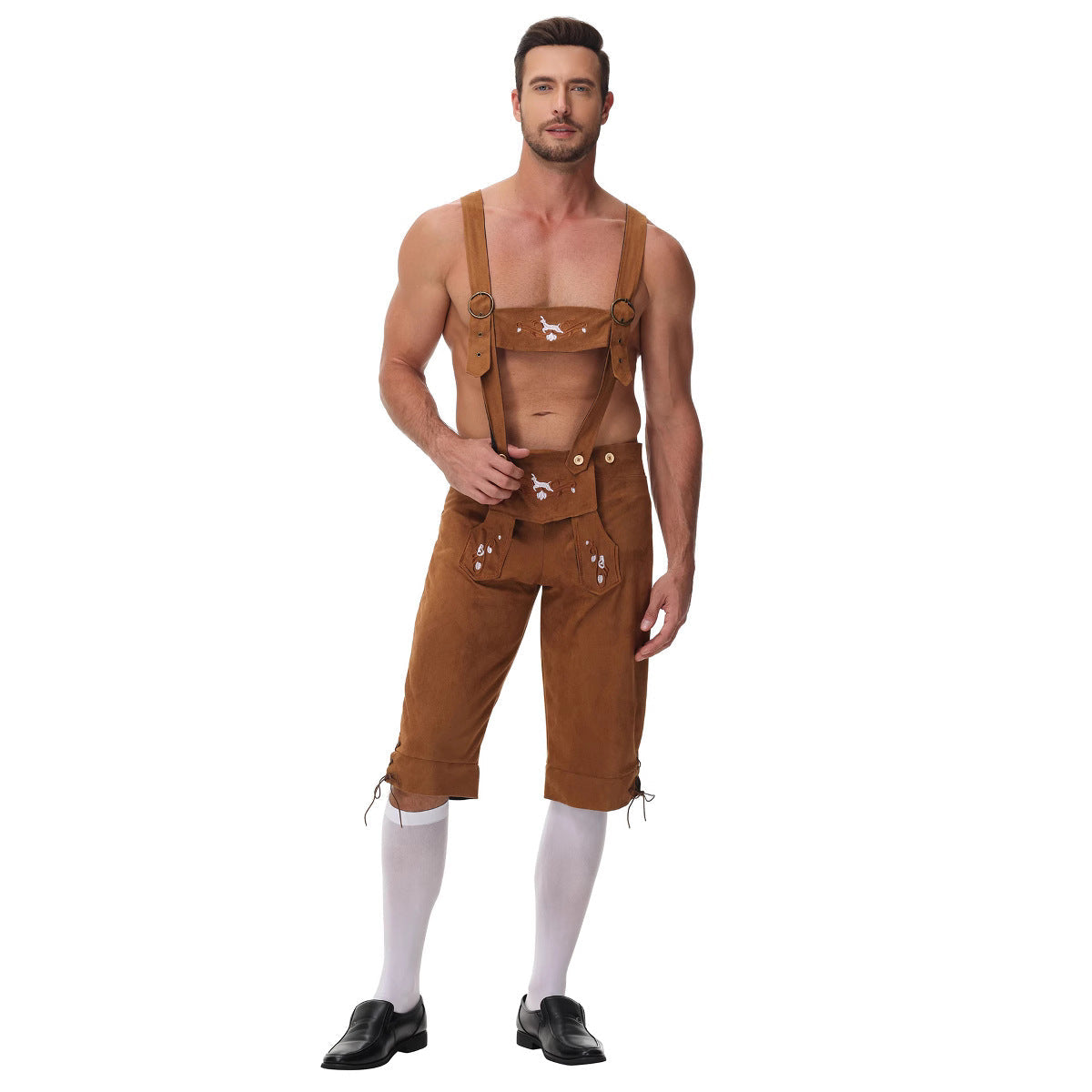 Herren Trachtenkurzanzug mit Stickerei
