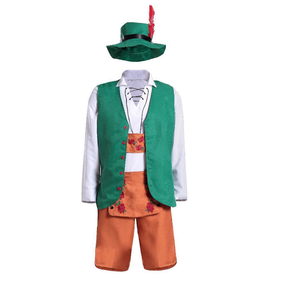 Damen Dirndlkleid mit Schürze und Mieder
