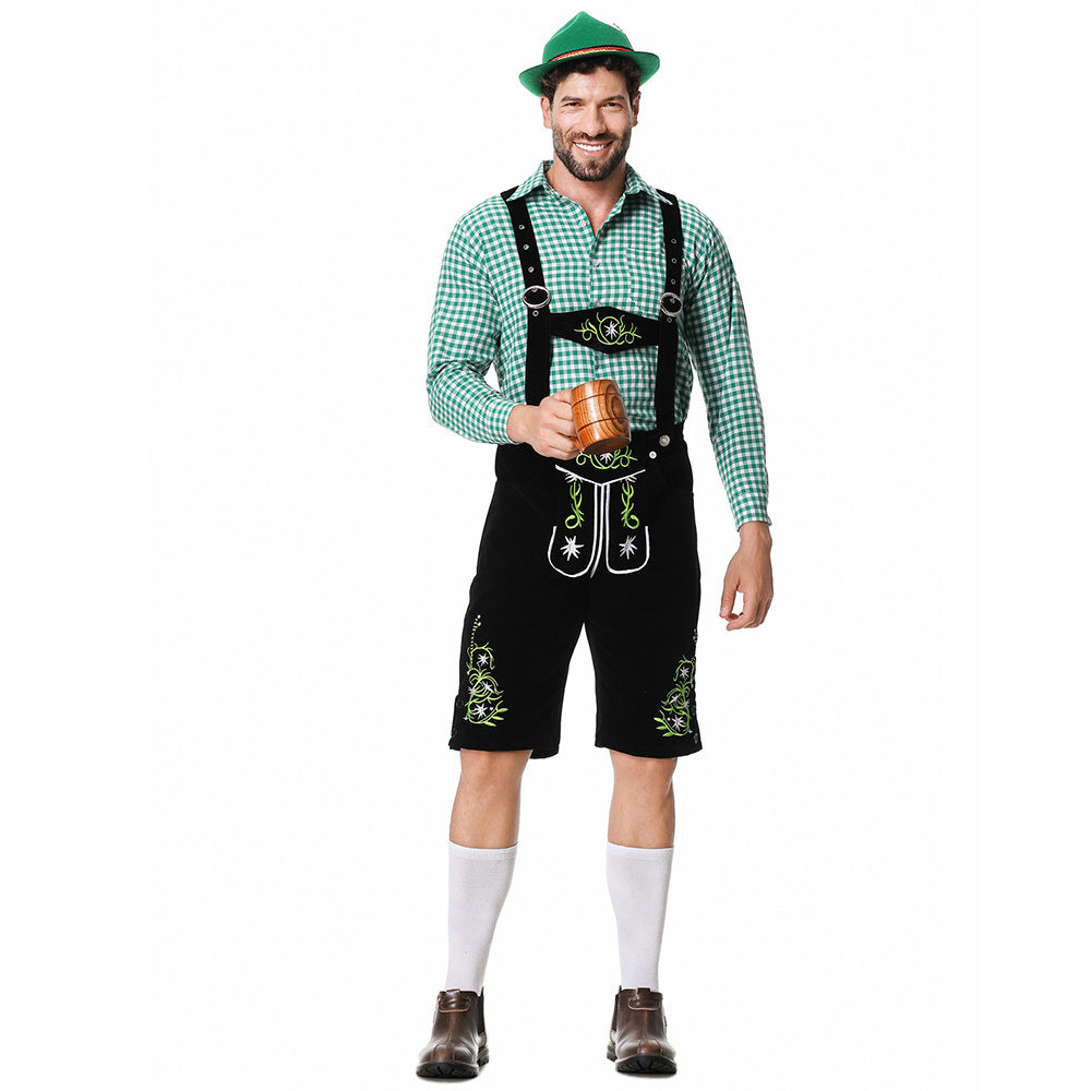 Herren Trachtenhose mit kunstvoller Stickerei