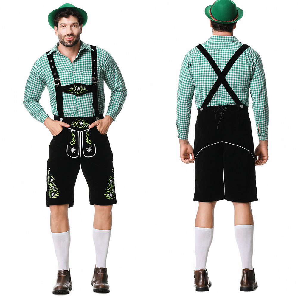 Herren Trachtenhose mit kunstvoller Stickerei