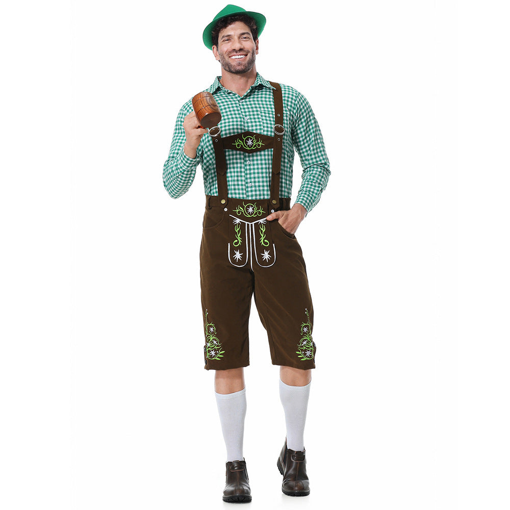 Herren Trachtenhose mit kunstvoller Stickerei