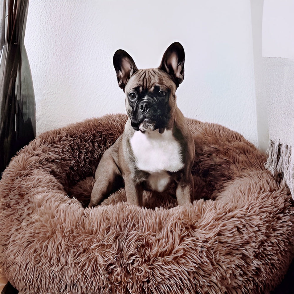 Paws - Bed - Donut Hundebett ultraweich aus Kunstfell mit