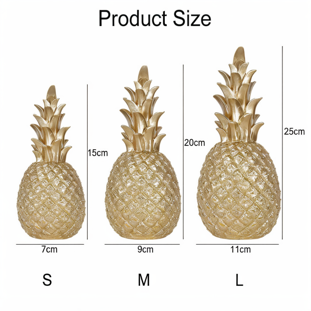PineArt - Decoration - Ananas Dekofigur aus Harz
