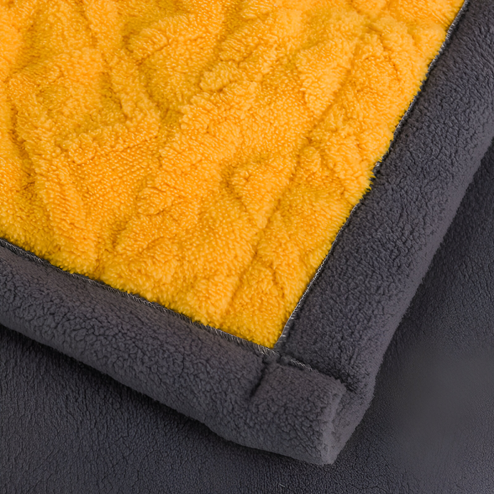 Doppelseitige - Mikrofaser Fleece Kuscheldecke extra weich &