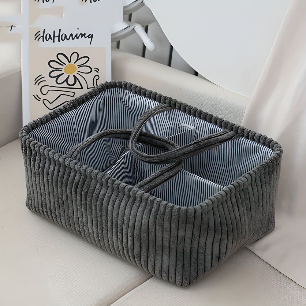 Windelorganizer - Aufbewahrungskorb 38x26x18 cm aus