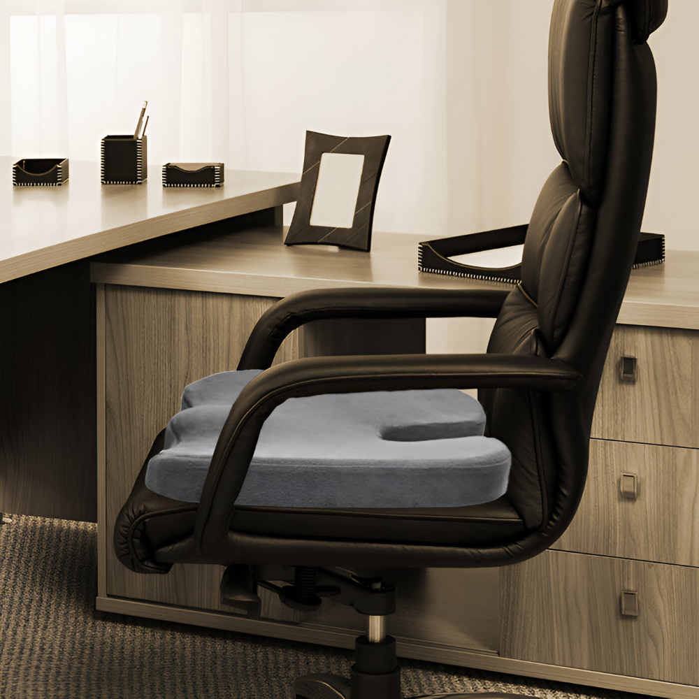 Memory-Schaum - Sitzkissen ergonomisch U-Form