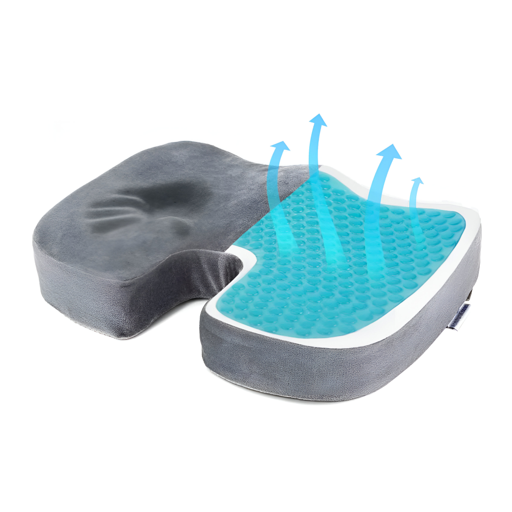Memory-Schaum - Sitzkissen ergonomisch U-Form