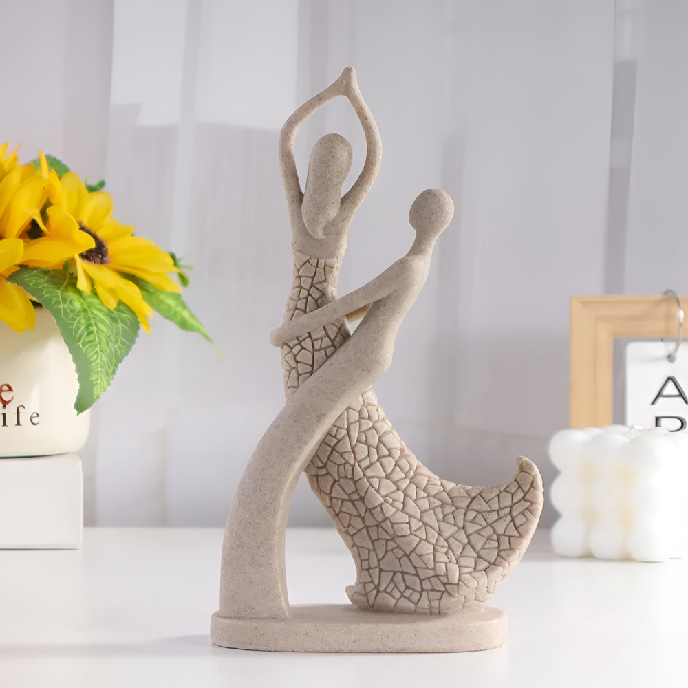 Paar - Skulptur aus Harz 20 cm