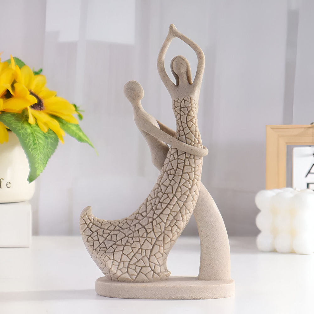 Paar - Skulptur aus Harz 20 cm