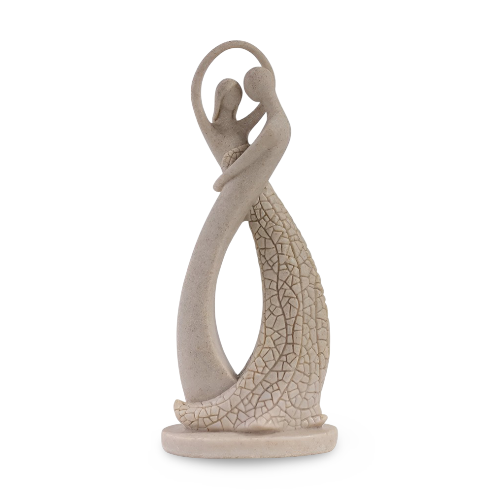 Paar - Skulptur aus Harz 20 cm