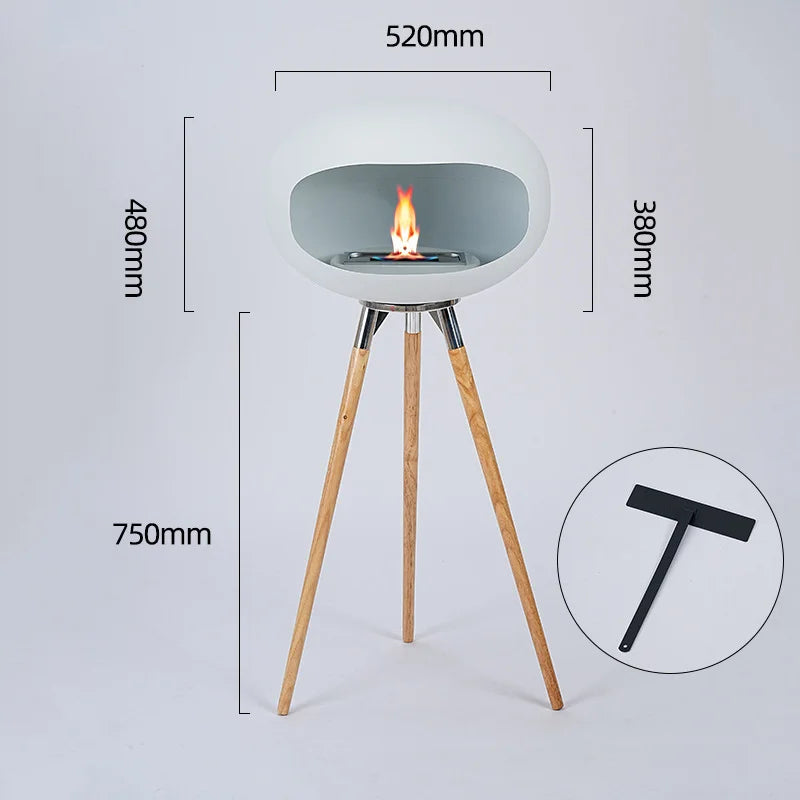 Bioethanol-Kamin - den Innenbereich, 75 × 38 × 52 cm