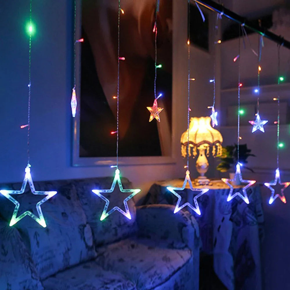 Sternen-Lichterkette - LED Lichterkette