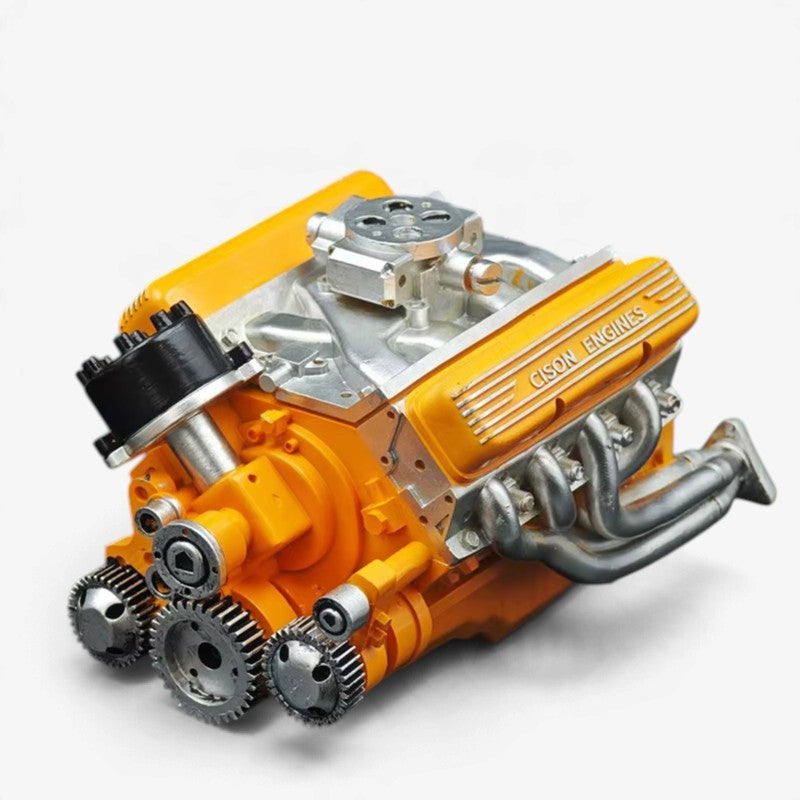 MotorVex - Mini V8 Benzinmotor-Modellbausatz mit CDI-Zündung