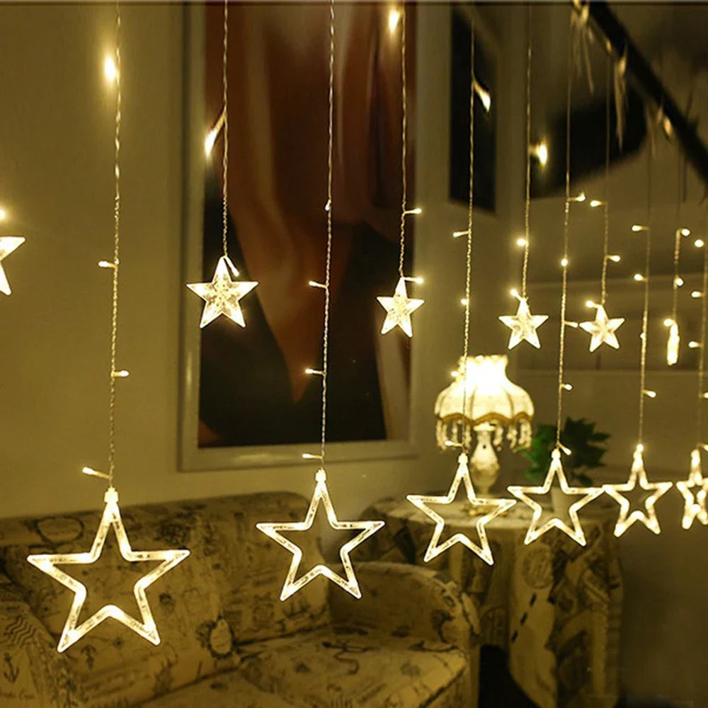 Sternen-Lichterkette - LED Lichterkette