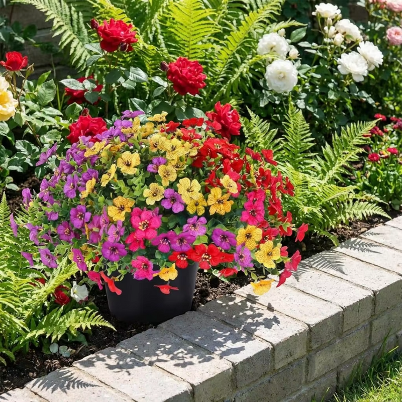 Virelona – Künstliche Dekoblumen mit Erdspieß