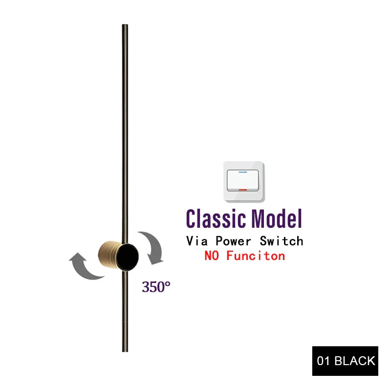 Drehbare - LED-Wandleuchte FlexWall 350°