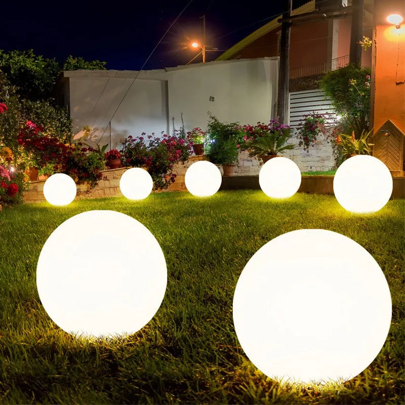Solaria - RGB-Solar-Gartenleuchte, LED-Kugel, IP65