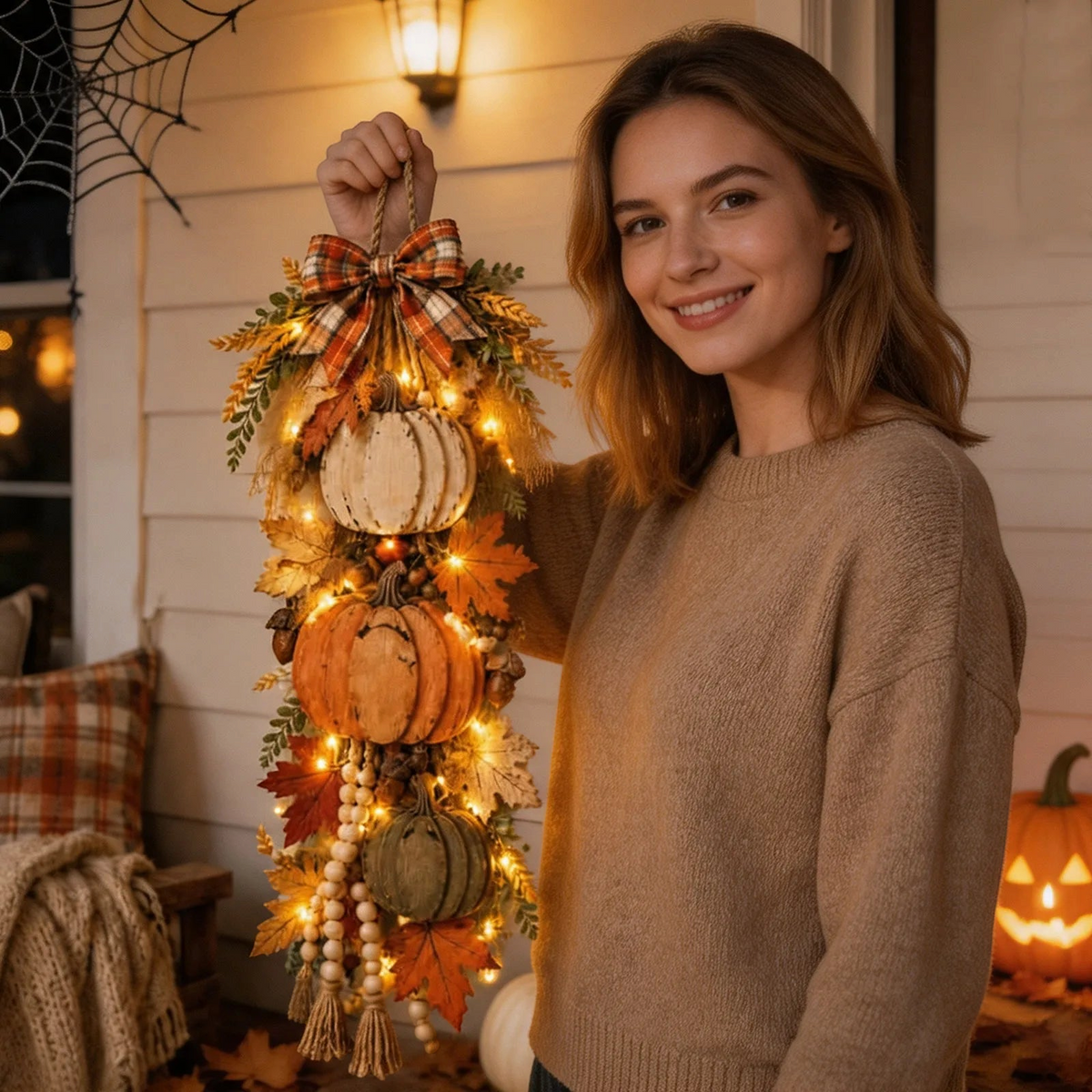 PumpkinHanger - Hängende Kürbis-Wanddekoration