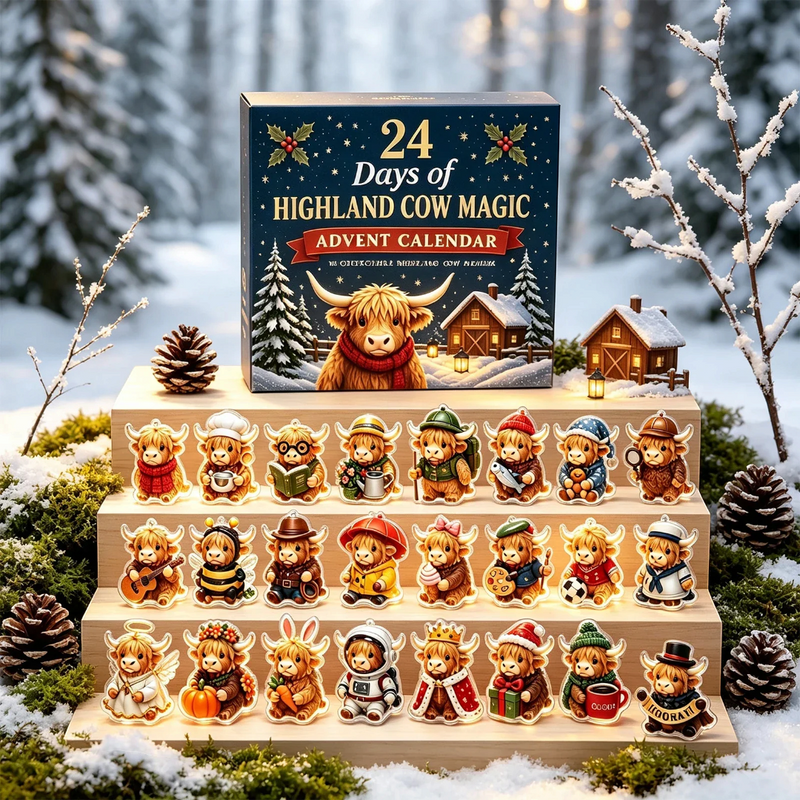 Highlora – 24-Tage-Highland-Cow-Adventskalender