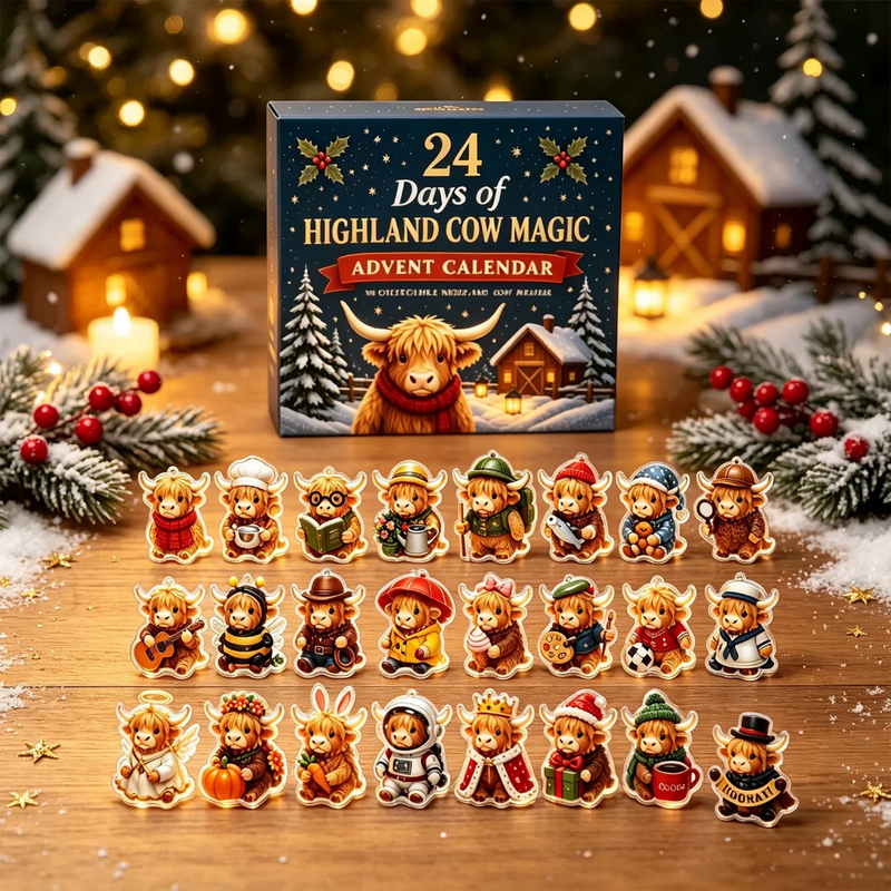 Highlora – 24-Tage-Highland-Cow-Adventskalender