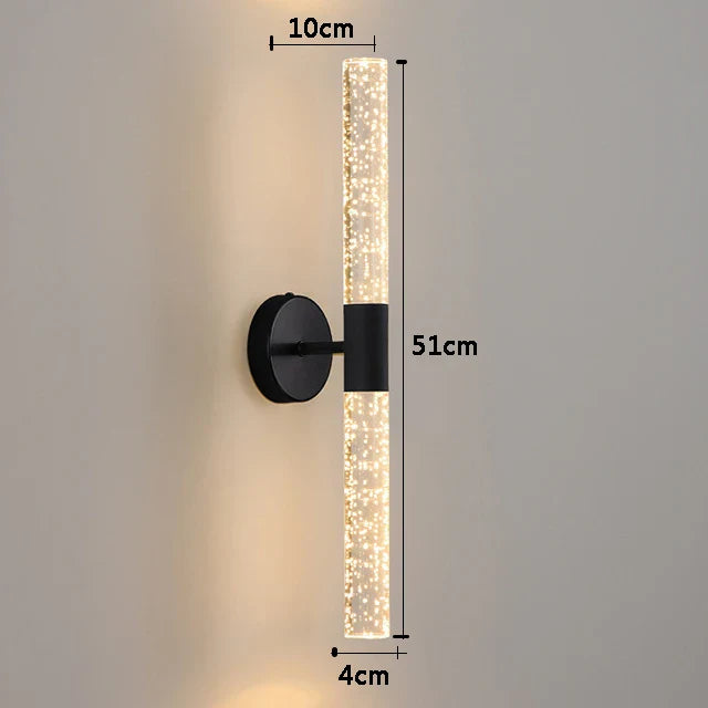 LumiGlas - Kristall-LED-Wandleuchte