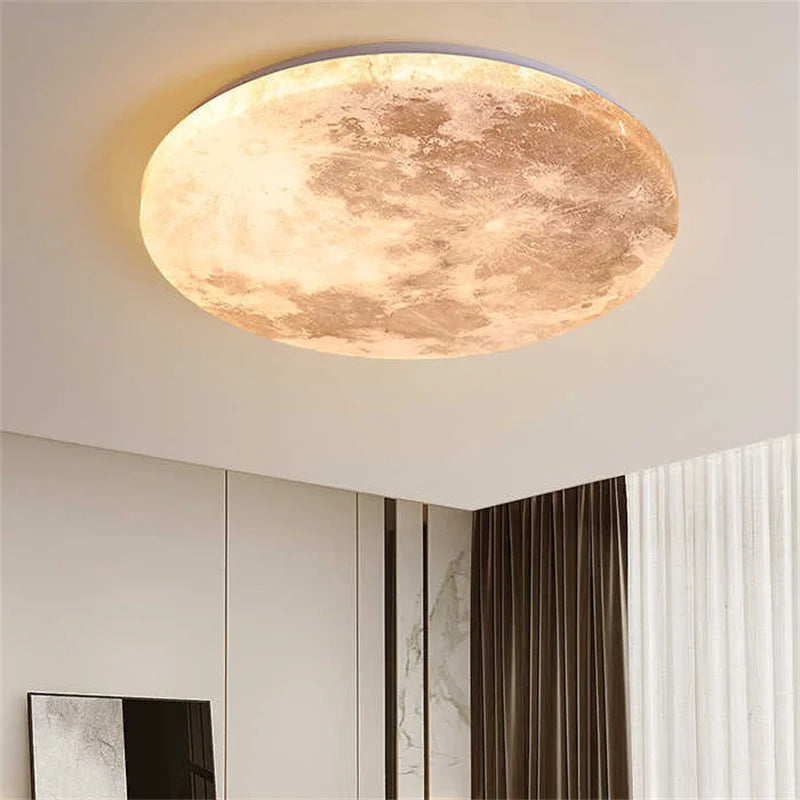 Vortex - LED-Deckenleuchte im Monddesign, dimmbar