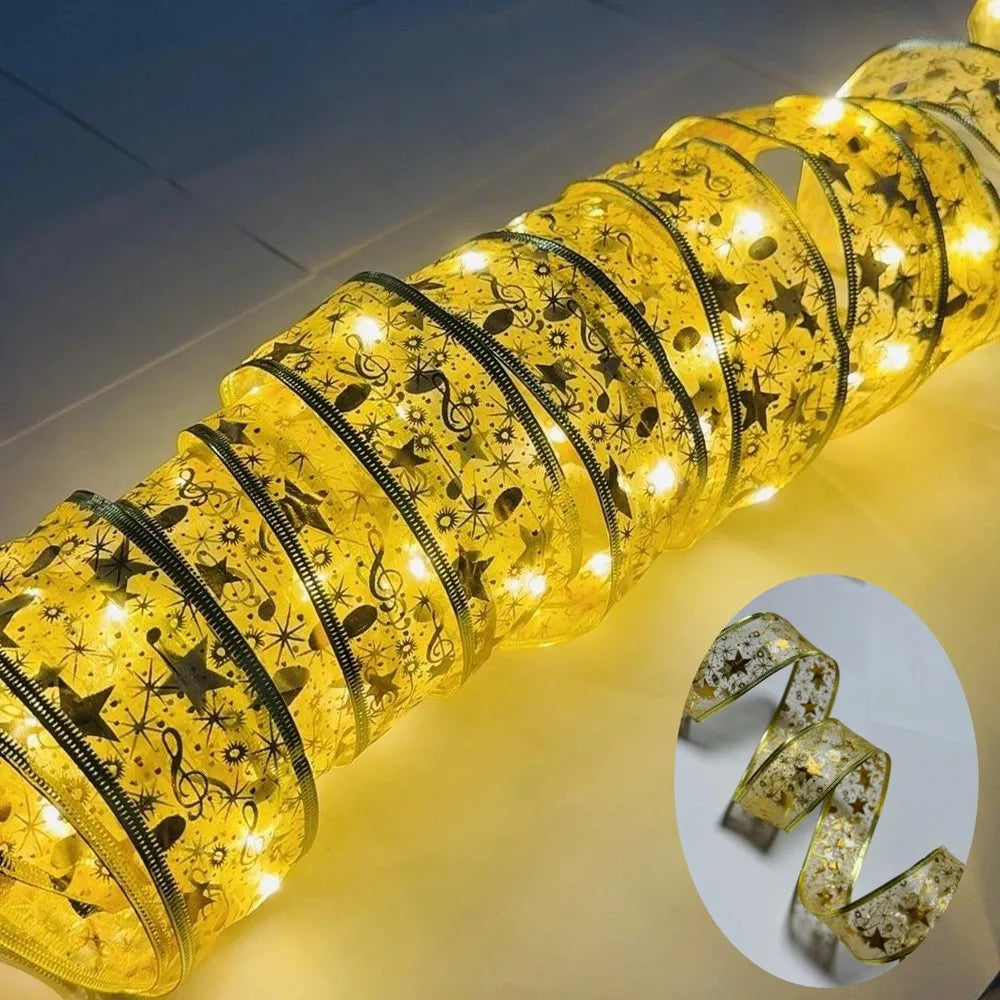 Festiva - Goldener LED-Dekorstreifen 2/5/10 m