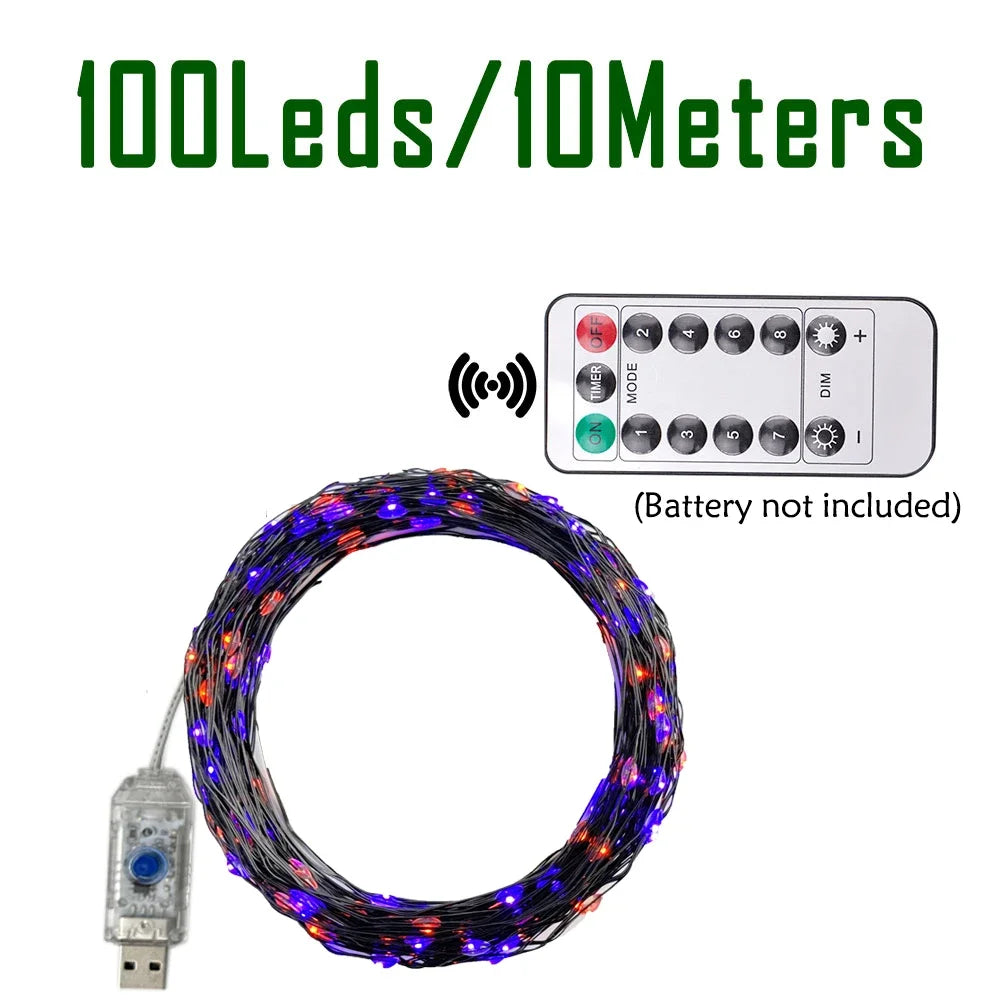 Cordex - Halloween-LED-Lichterkette 10 m/20 m