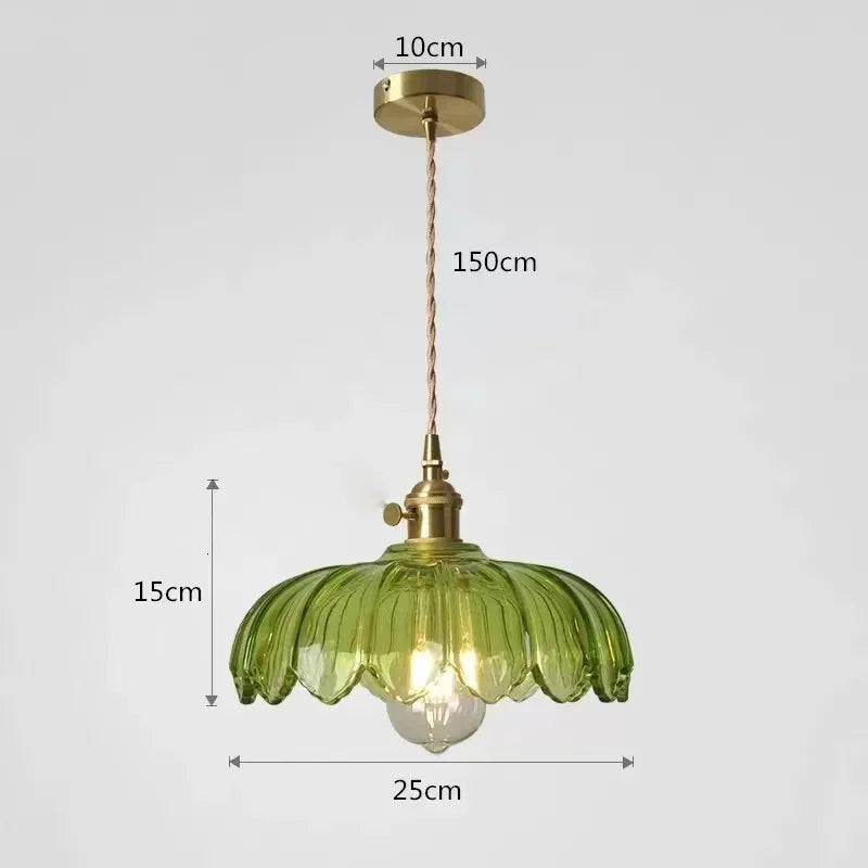 Lumio - Vintage-Pendelleuchte aus Kupfer und Glas