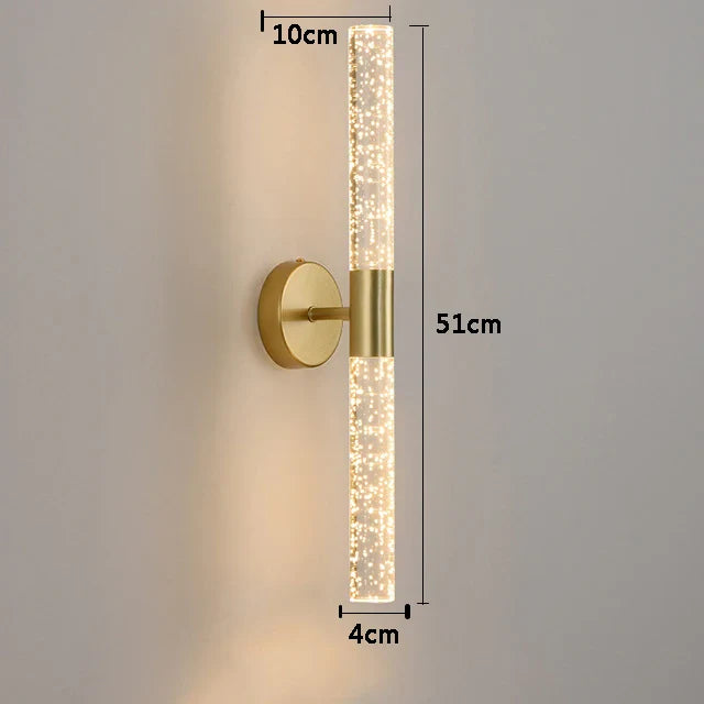LumiGlas - Kristall-LED-Wandleuchte