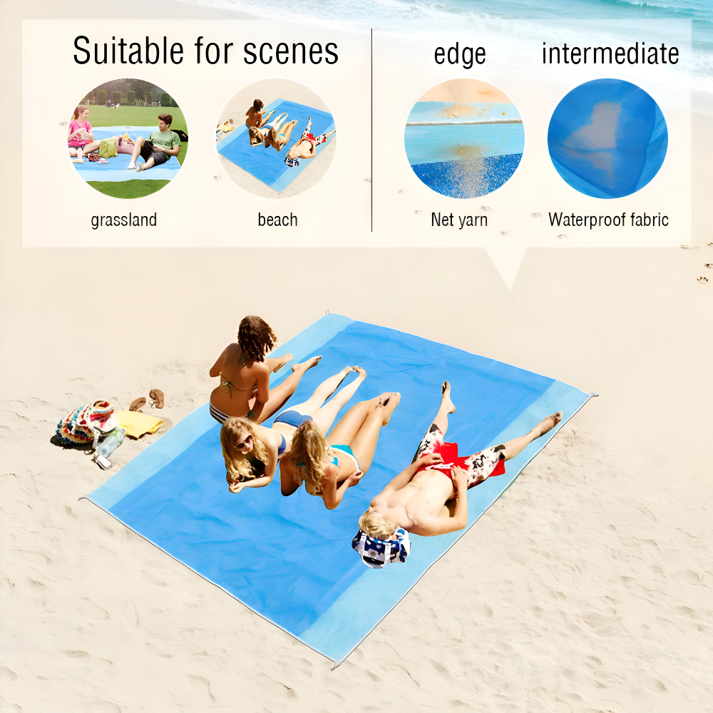 Sandfreie - Strandmatte - Sandfreie Strandmatte tragbar