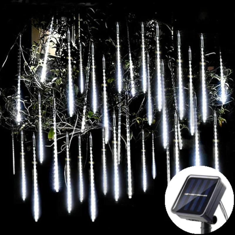 LUMIMETEOR - Solar-LED-Meteorduschenleuchte LUMIMETEOR IP65