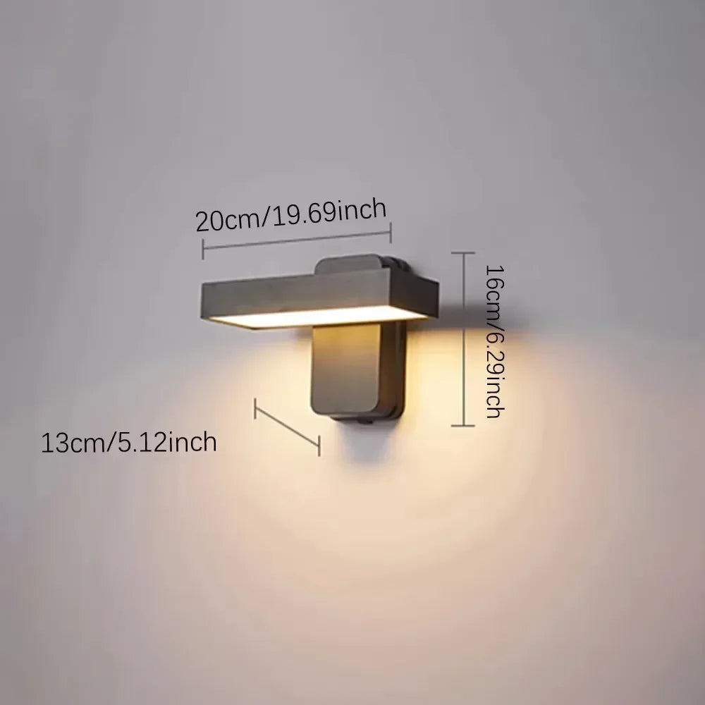 Weatherix - Wasserdichte LED-Außenwandleuchte IP65