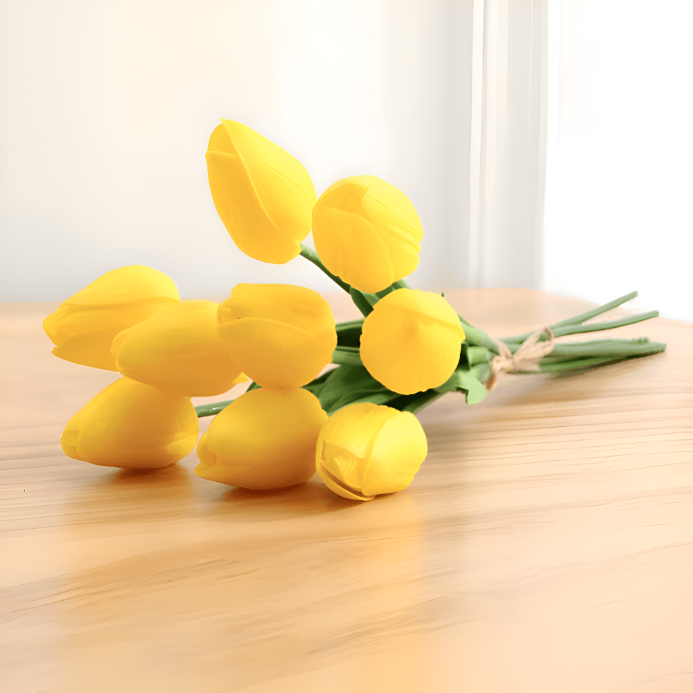 Künstliche - Tulpen 6er-Set Kunstleder 36 cm