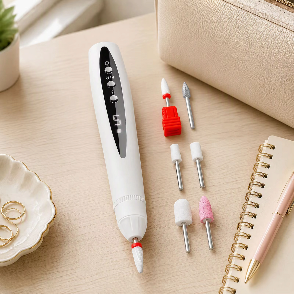 LumiNail - 2-in-1 Nagelfräser und UV-Gel-Lampe zur Nagelformung und Gelhärtung