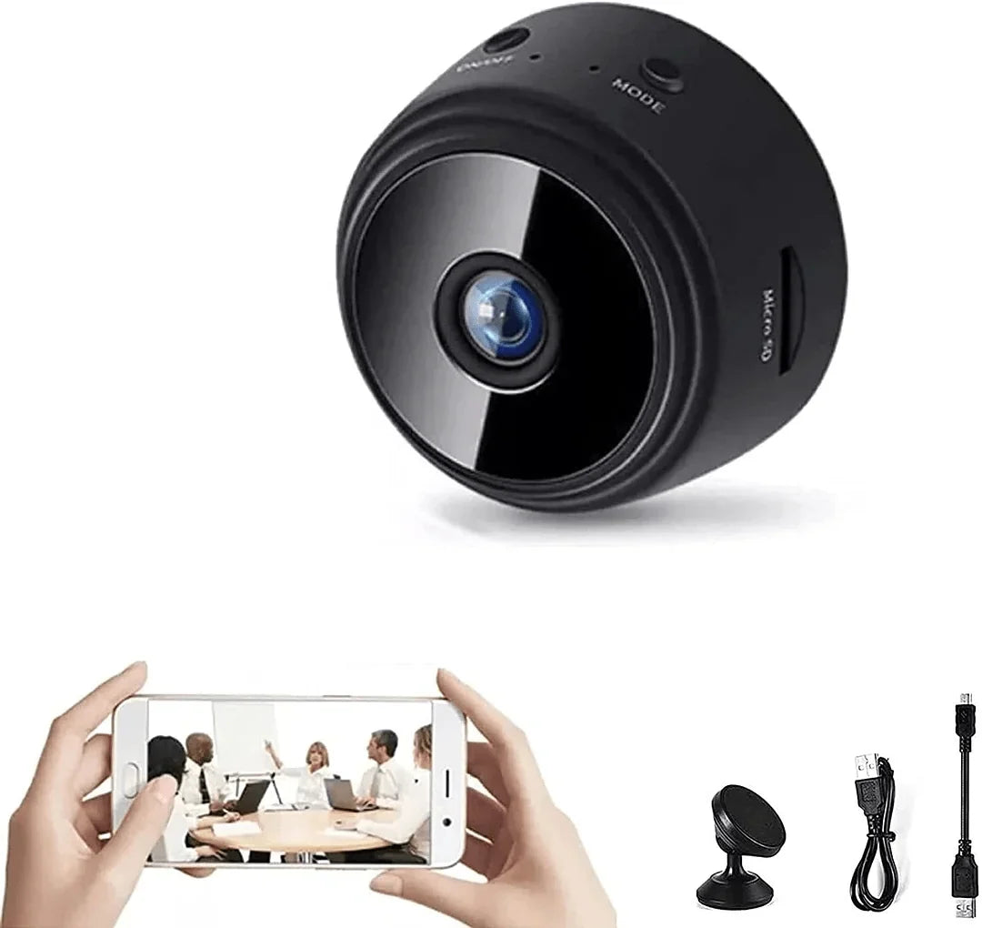 HomeEye – Mini-WLAN-Kamera 1080p mit Nachtsicht und Magnethalterung