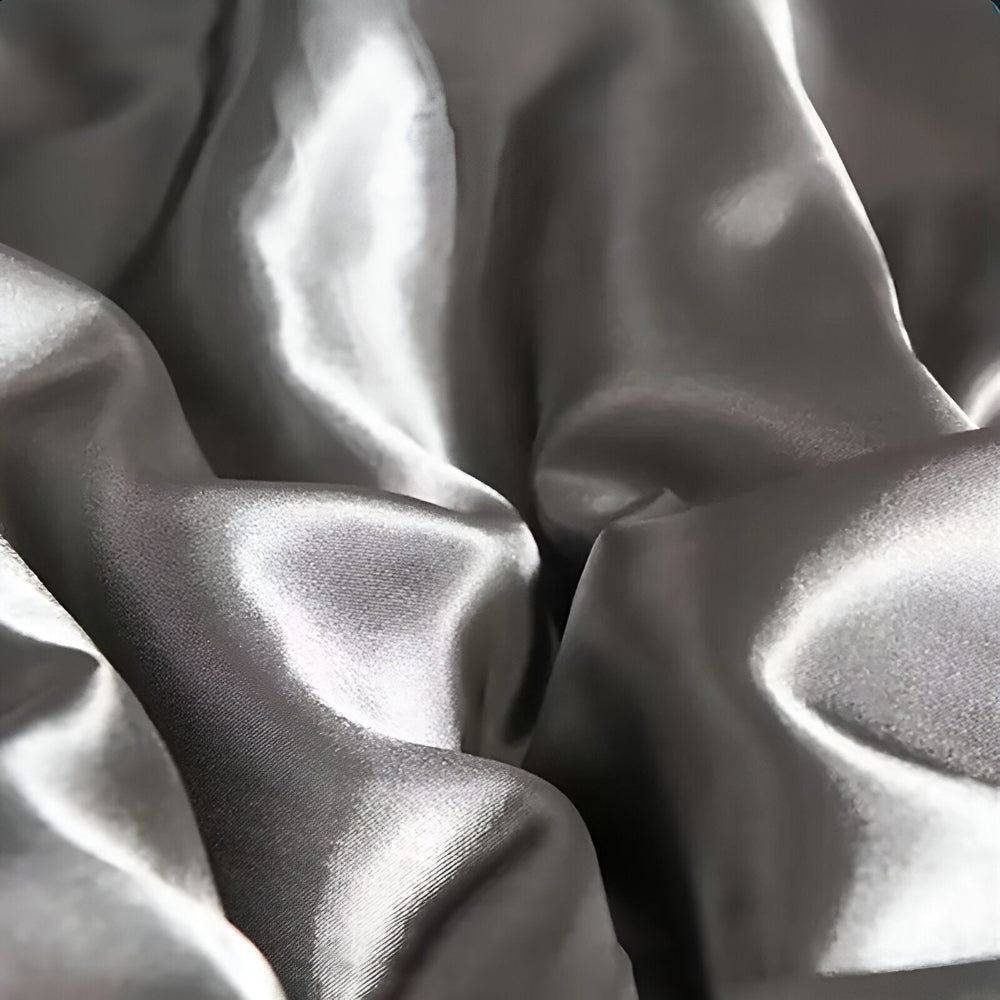 SilkySoft - Bettdecke - Seidensatin Bettwäsche-Set