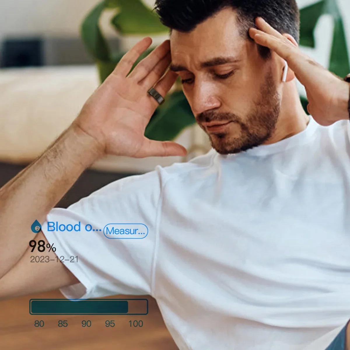 VitalRing - COLMI Smart Ring mit Edelstahlgehäuse