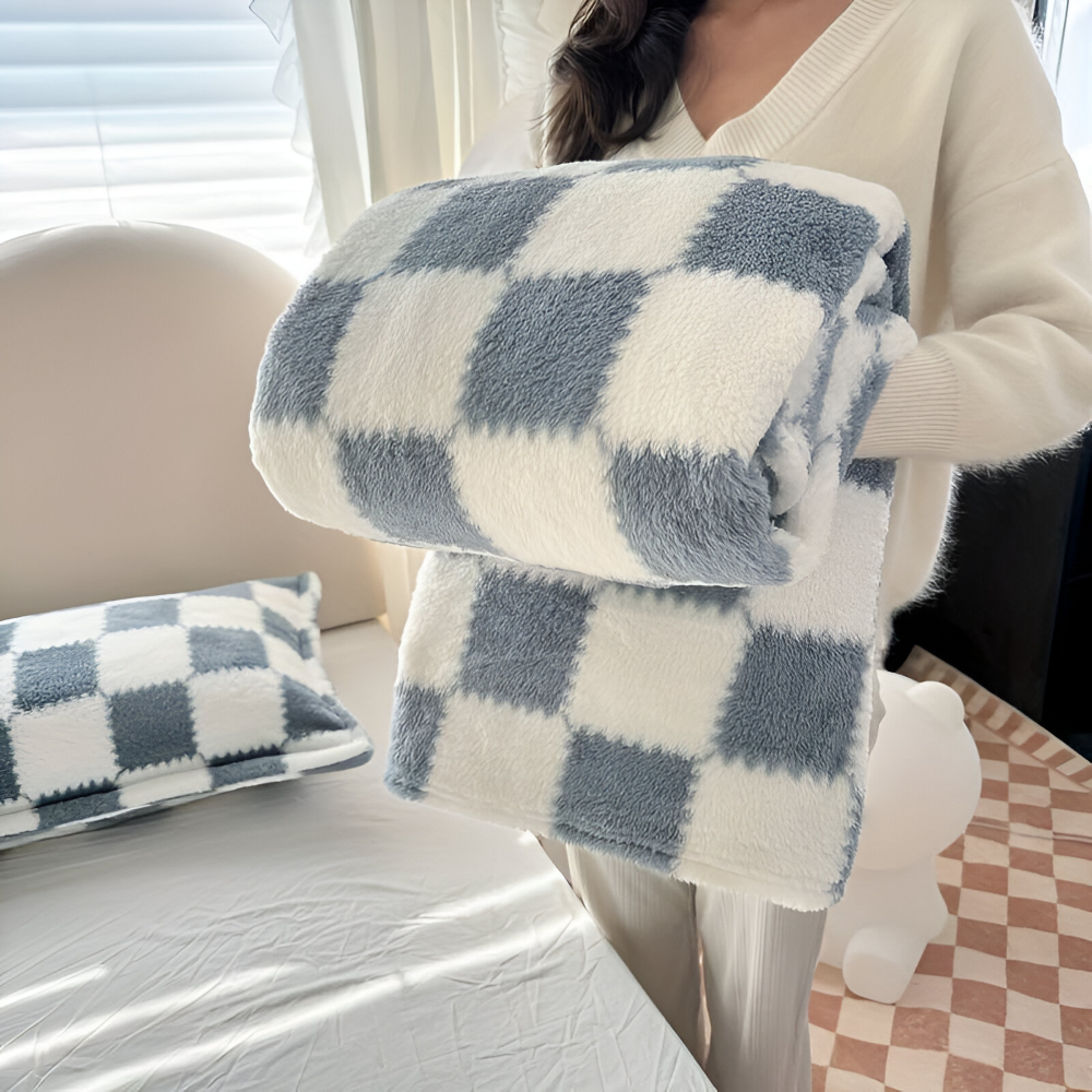 SnugFuz Plaid - Niedliche und Farbenfrohe Karierte Fleece Blanket