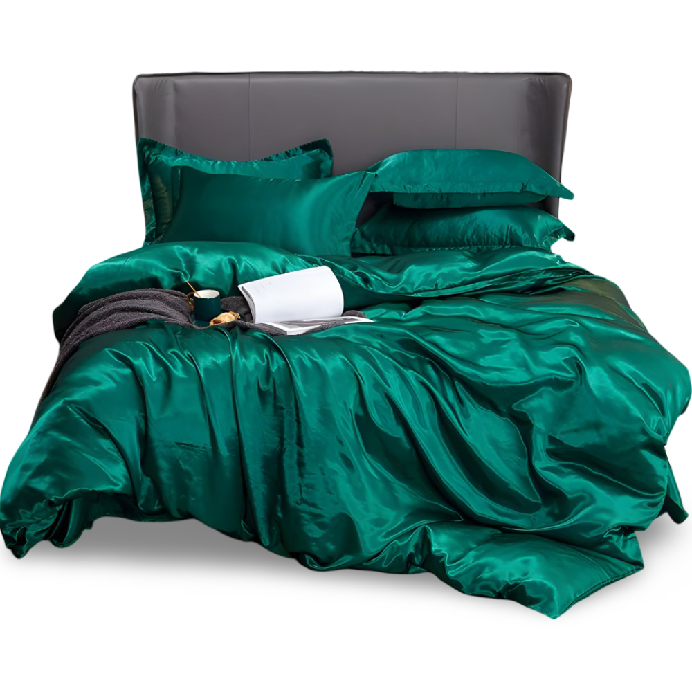 SoftiRay - Bettwäsche Set einfarbig aus Rayon-Satin