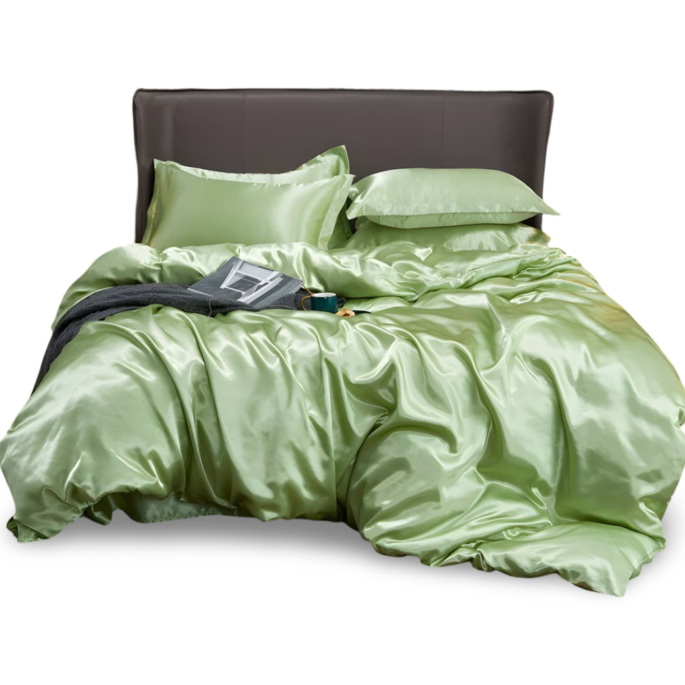 SoftiRay - Bettwäsche Set einfarbig aus Rayon-Satin