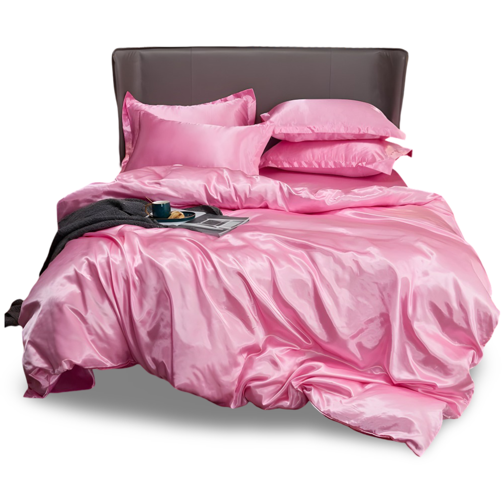 SoftiRay - Bettwäsche Set einfarbig aus Rayon-Satin