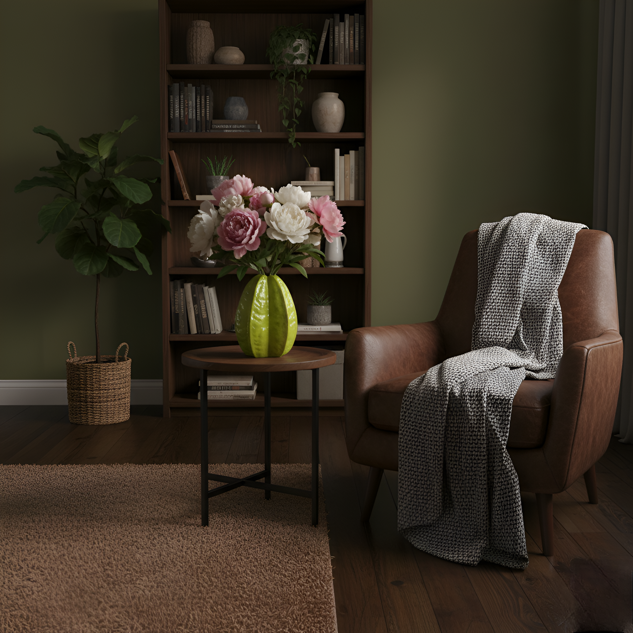 Artisan Gefertigter Keramik Sternfrucht Blütenvase - Auffälliges Dekoratives Wohnaccessoire