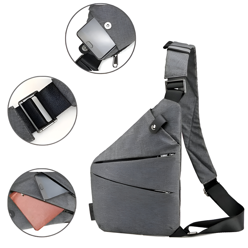 StealthGuard - Anti-Diebstahl Sling Bag Reisetasche Herren