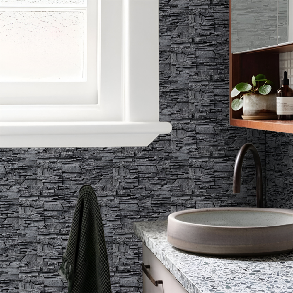 StickTile Wandpaneele - 7/14/21 Stück Selbstklebende, Wasserfeste Marmorfliesen Wanddekoration