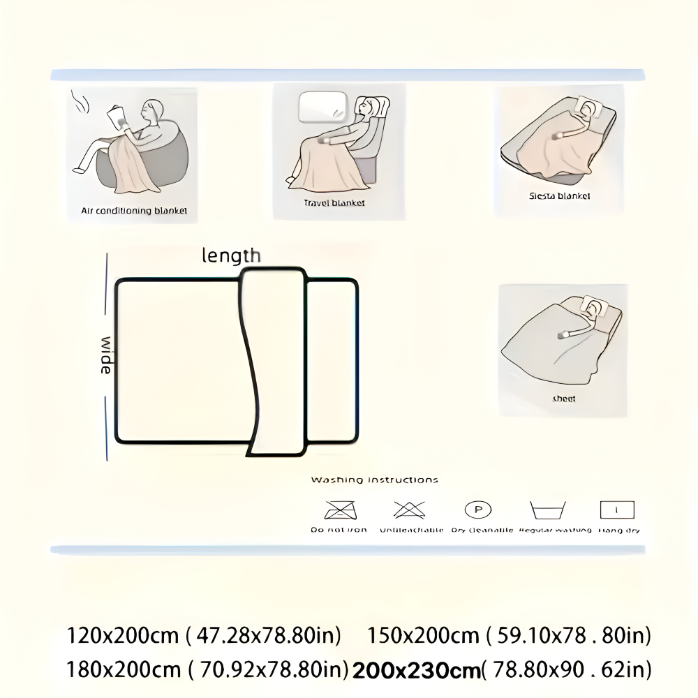 StripyFaux Plaid - Dicke Gerippte Plüschdecke Grau Camel Fleece Decke - Weiche Kuscheldecke