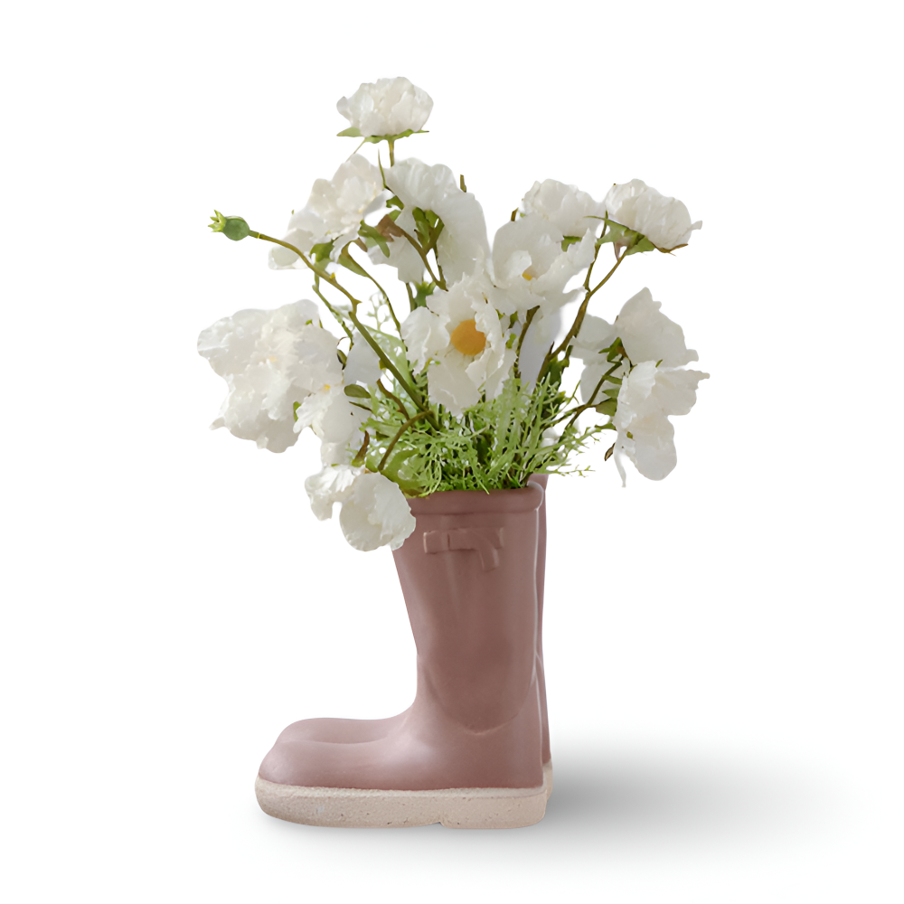 Keramikvase - Stiefel-Design