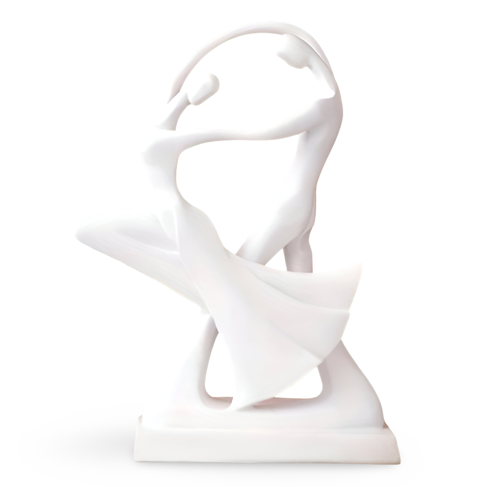 SwayDuo - Ornament -Tanzende Harzskulptur abstrakt modern
