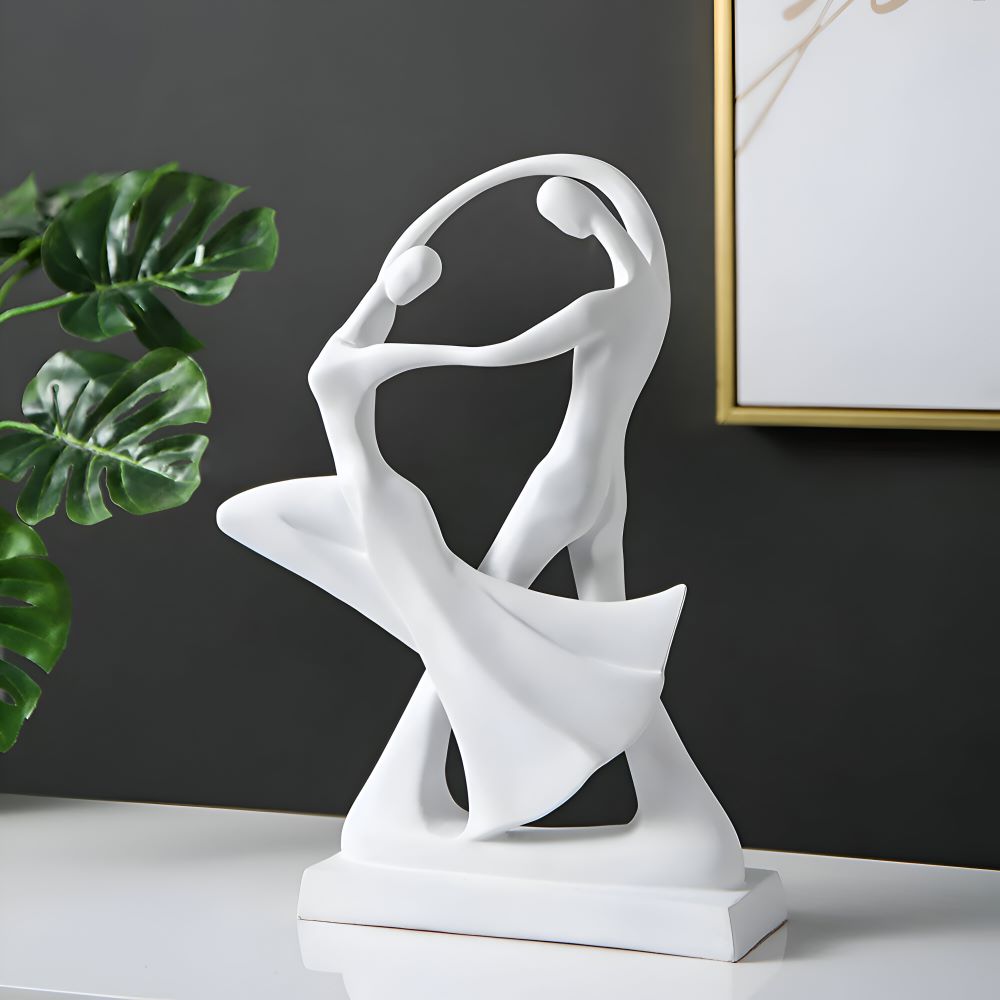 SwayDuo - Ornament -Tanzende Harzskulptur abstrakt modern