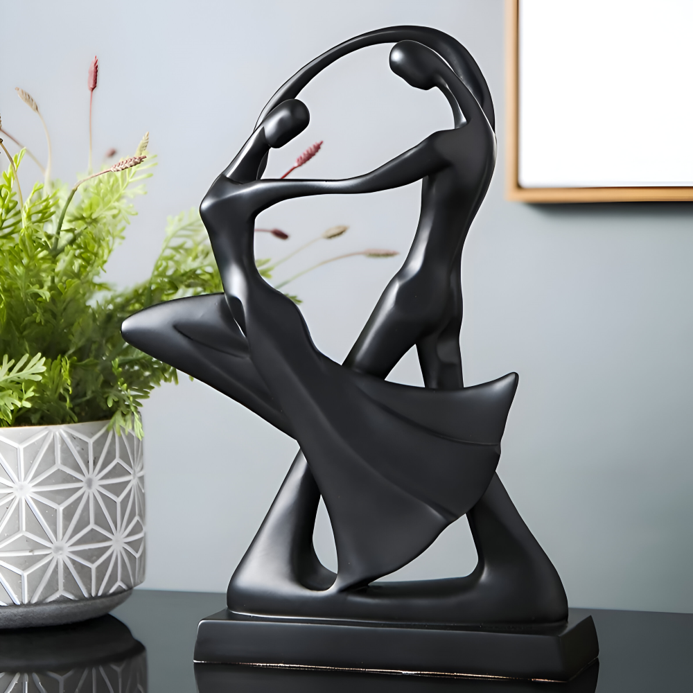 SwayDuo - Ornament -Tanzende Harzskulptur abstrakt modern